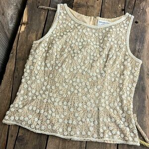 Adrianna Papell Occasions silk beaded top 8